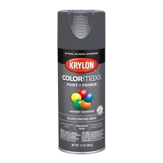 PAINT SPRAY GLOSS SMOKE GRAY 12OZ