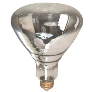 125W R40 HEAT LAMP BULB MED BASE CLEAR 1