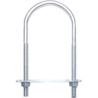 U BOLT 5/16" 2-1/2W X 5-1/8L Steel Zi