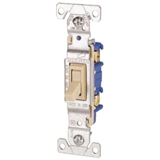 IVORY LIGHT SWITCH 15A 120V