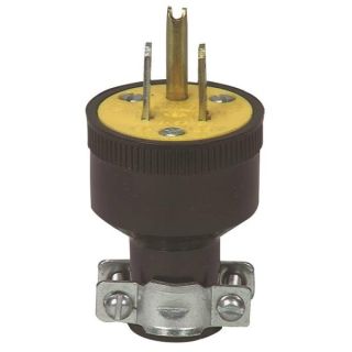 PLUG HEAVY DUTY GROUND BLK 1709-BOX PK10