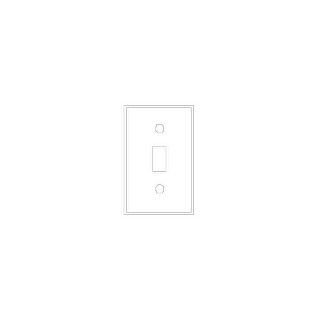 SWITCH PLATE SGL IVORY 2134V