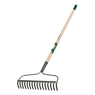BOW RAKE 16-TINE 54" WOOD HANDLE COMF