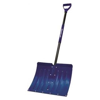 18" ALUMINUM SNOW SHOVEL D-GRIP 38"