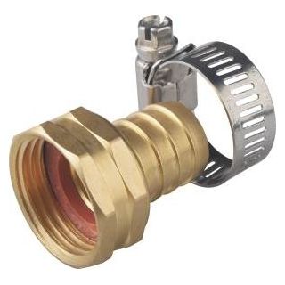 GARDEN HOSE FTG 3/4 FM BRASS W/CLAMP