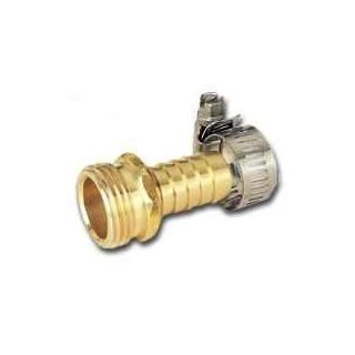 GARDEN HOSE FTG 1/2 MALE BRASS W/CLAMP