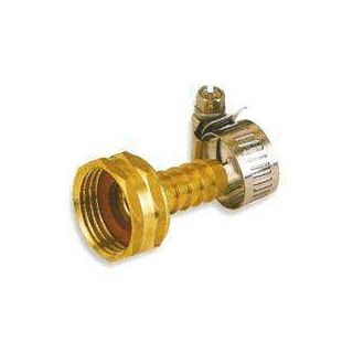 GARDEN HOSE FTG 1/2 FM BRASS W/CLAMP