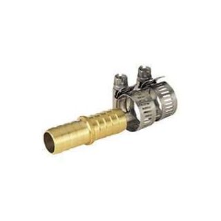 1/2 BRASS HOSE MENDER W/CLAMP