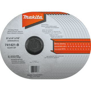 ! MAKITA 9" GRIND WHEEL 36