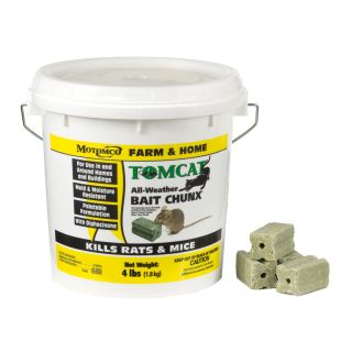 TOMCAT RODENTICIDE 1OZ CHUNK 4# PAIL