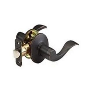 PASSAGE LOCKSET WAVELEVER AGED BRONZE