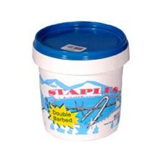 FENCE STAPLE 1-3/4 DBL BARB GALV 8# PAIL