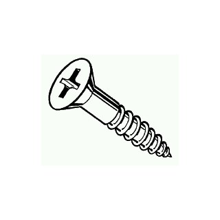 FH PHIL WOOD SCREW 3/4X6 MF02535 100/PK
