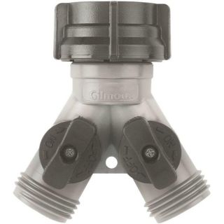 HOSE W/ Y DUAL SHUT-OFF VALVE POLYMER/NY