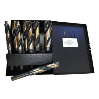 HD BIT SET 1/2 SHK GOLD 8pc 9/16-1" b