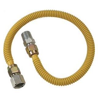 BrassCraft Straight Gas Connector, 1/