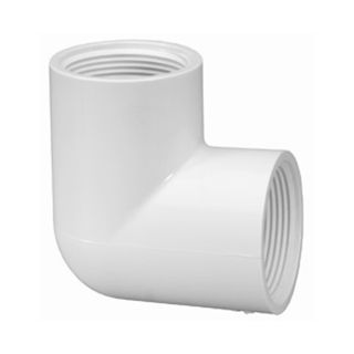 PVC THREADED ELL 3/4