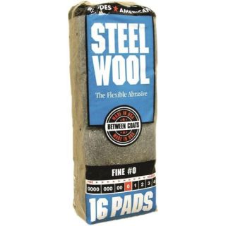 FINE STEEL WOOL PAD 16/PK