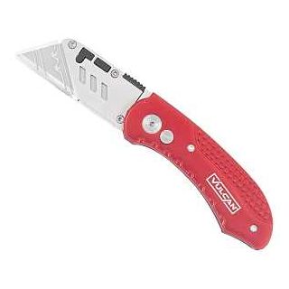 VULCAN FOLDING UTILITY KNIFE Red Handle