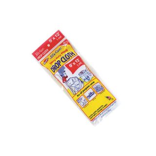 WARP DROP CLOTH 9X12' 1MIL CLEAR