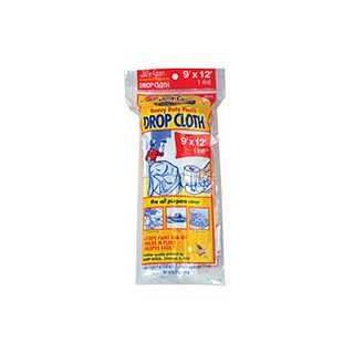 WARP DROP CLOTH 9X12 1MIL CLEAR EMBOSSED