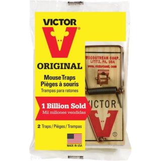 VICTOR WOOD MOUSE TRAP 2PK