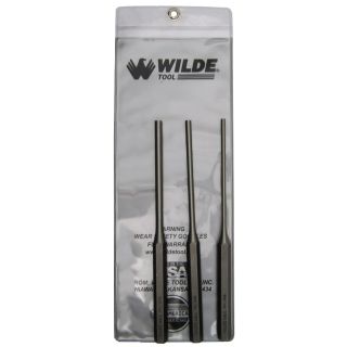 WILDE 3PC LONG PIN PUNCH SET-VINYL POUCH