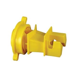 INSULATOR ROUND POST Z BLK 25/BAG