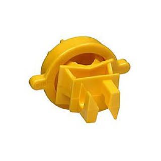 INSULATOR ROUND POST Z YELLOW 25/BAG SF2