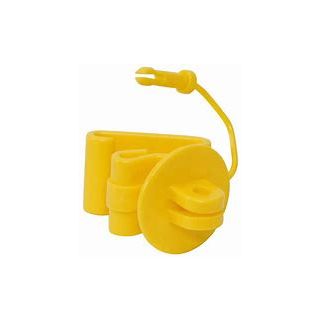 INSULATOR T-POST PINLOCK YELLOW 25/PKG