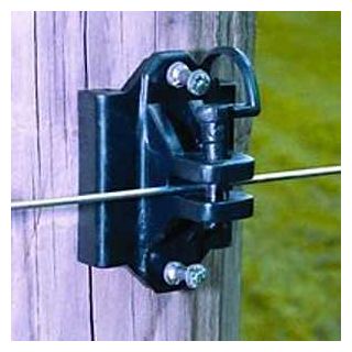 ZAREBA WOOD/T-POST PINLOCK INSULATOR BLK