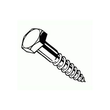 SCREW HEX LAG 3/8 X 2 MF01315 100/PK