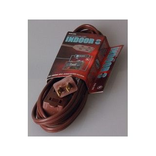 EXTENSION CORD 16/2 6' BRN