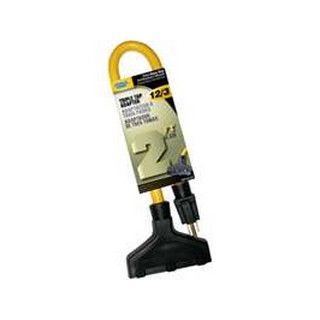 EXTENSION CORD 12GA 2' 3-OUTLET PLUG