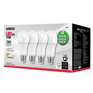 LED 11W MED BASE 75W EQUIV 2700K 120V 4P